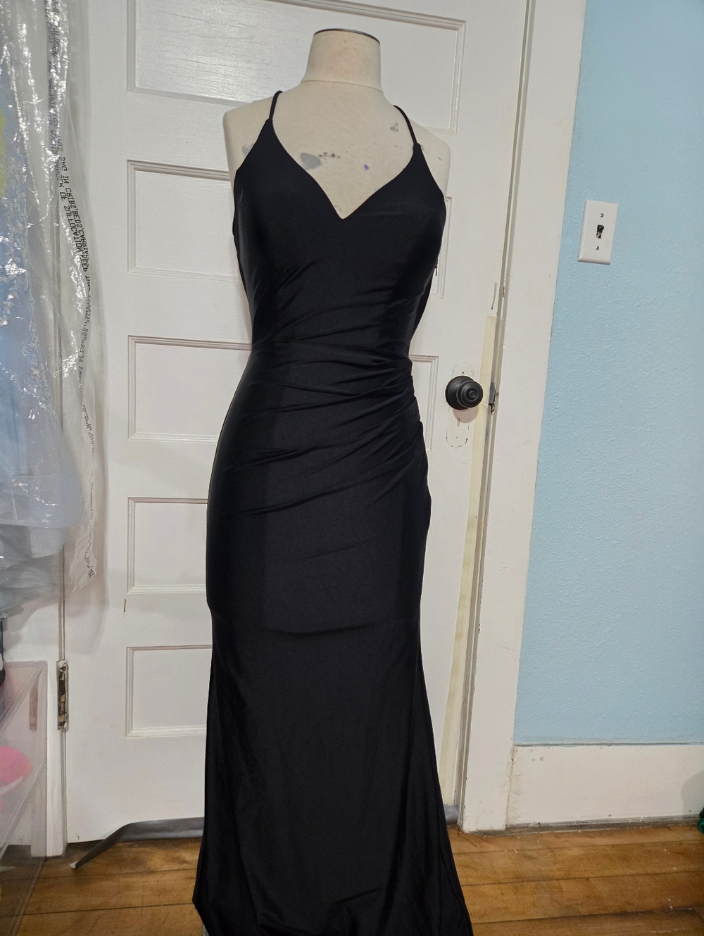 Bight Black Evening Gown